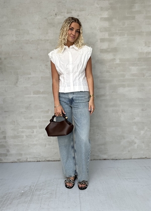 Vatan skjorte Bright White Copenhagen Muse 